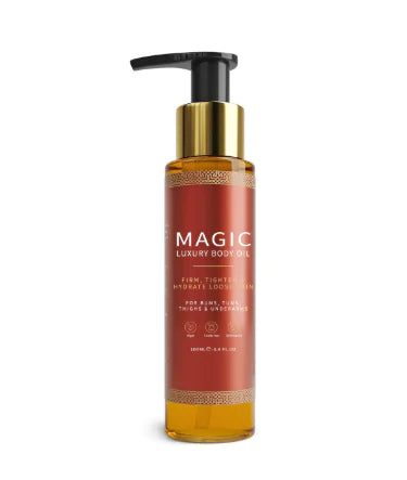 Aceite Corporal Iluminador “Magic Glow” – Hidratación, Suavidad y Brillo Natural