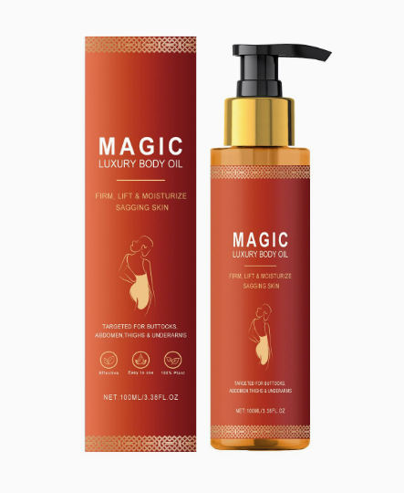 Aceite Corporal Iluminador “Magic Glow” – Hidratación, Suavidad y Brillo Natural