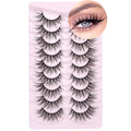 Pestañas Postizas Wispy Cat Eye – Efecto Extensiones Naturales (Pack 9 Pares)